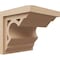 Ekena Millwork 10"W x 10"D x 10"H Wide Sheridan Rough Cedar Woodgrain TimberThane Corbel, Primed Tan CORUR10X10X10SHERCPR - alternate 1